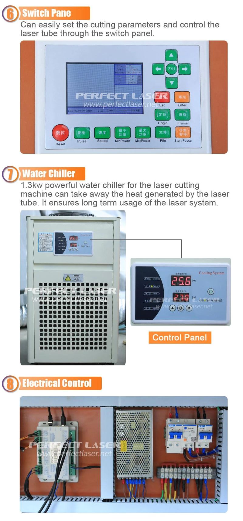 Pec-1218p 400W / 600W Plywood MDF Die Board Laser Cutting Machine