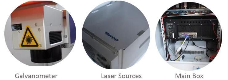 30W Color 50W Mopa Fiber Laser Marking Machine