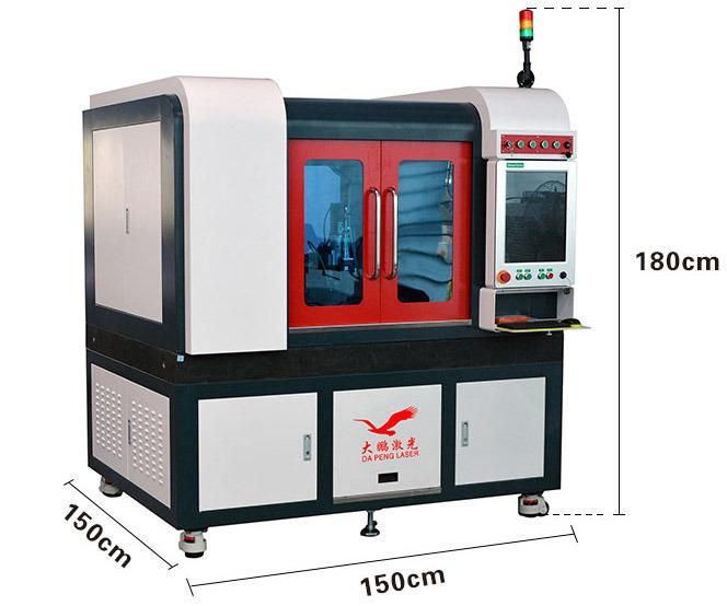 Export to India Cheap Sheet Metal Tube Fiber Laser 500 Watt Cutting Machine