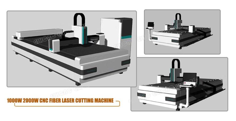 Metal Stainless Steel CNC Fiber Laser Cutting Machine