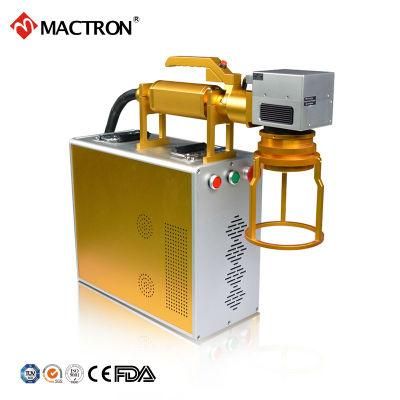 Sealed Mini Desktop Type Fiber Laser Marking Machine for Cattle Ear Tag