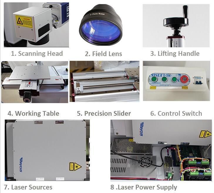20W Table Top CO2 Laser Marking Machine with Large Size 300*300mm
