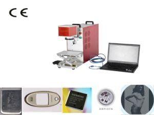 Portable Optical Fiber Laser Marker Machine/Metal Bell Marking Machine