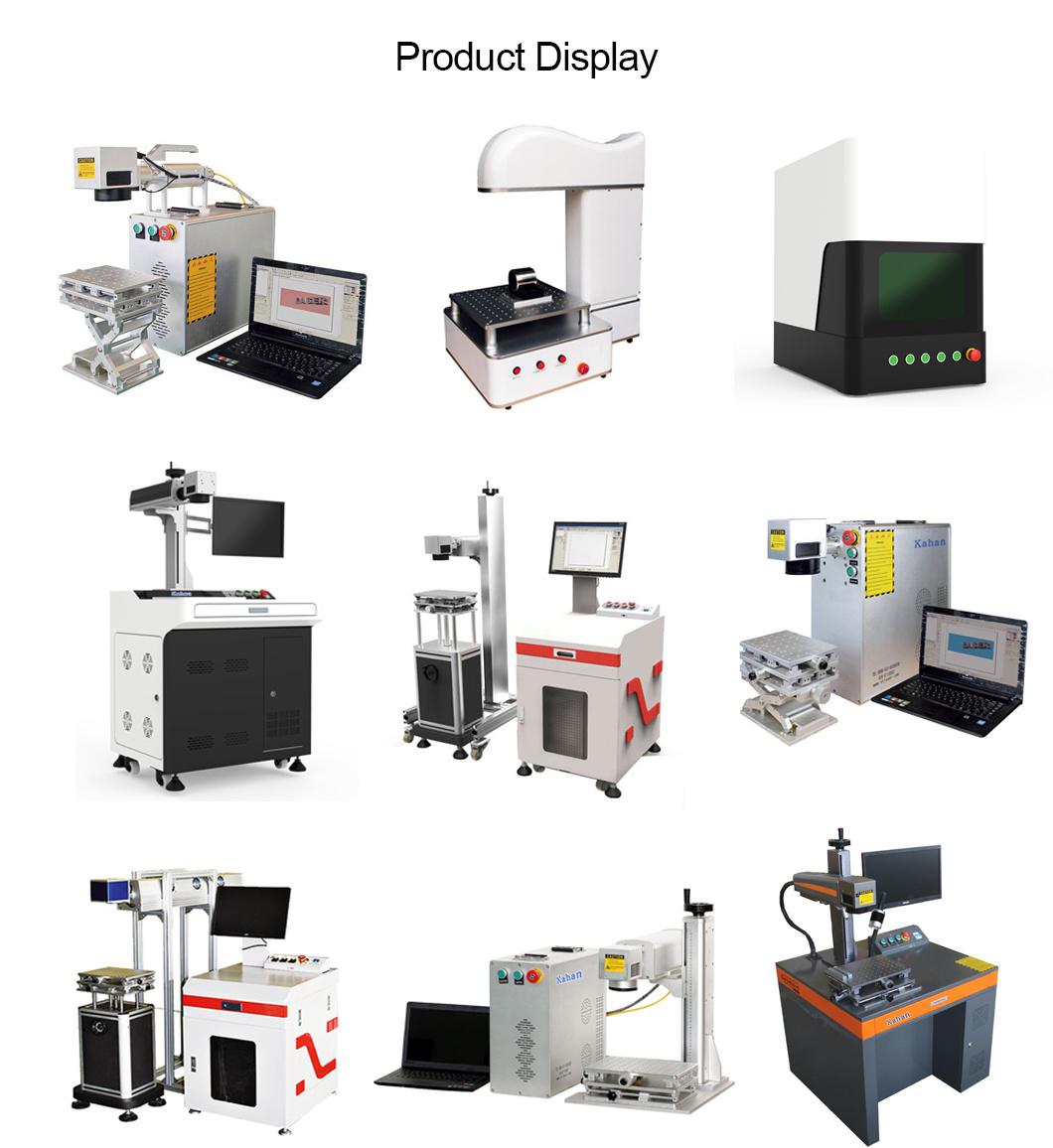 Portable 20W/30W/50W CNC Fiber Laser Marking Marker Equipment Machine for Metal/ Plastic Cup/ Phonecase /Bearing/PVC