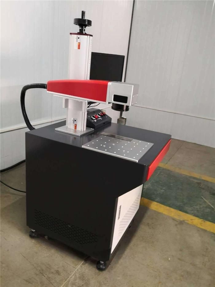 3D Color Printed Fiber Laser Marking Machine for Metal / Plastic / Tag/ Key Chains/ Pen