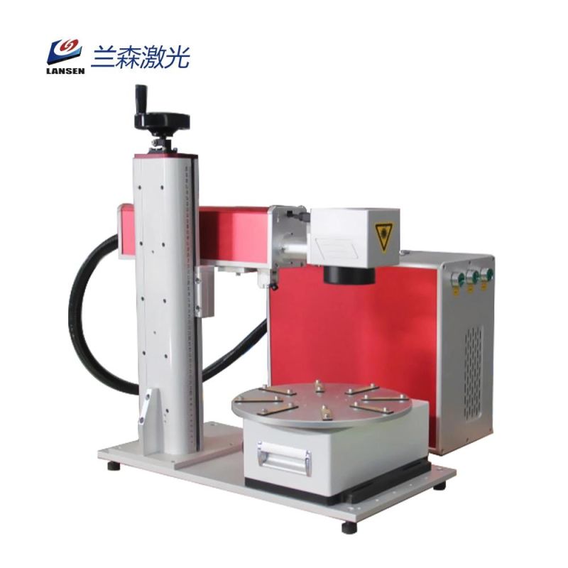 Rotary Disc Mini Jewelry Keychain Pen Fiber Laser Marking Machine