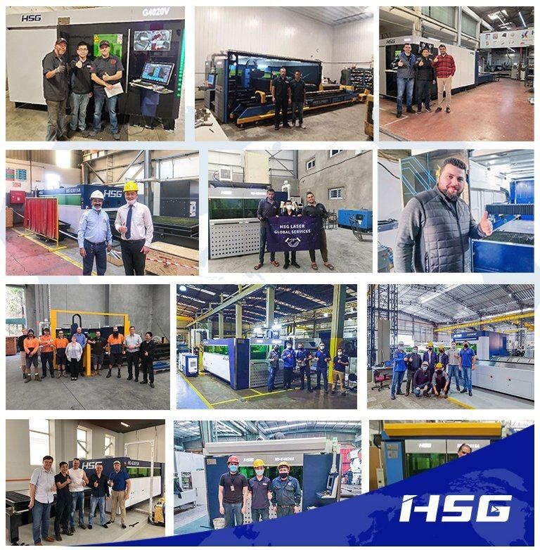 Fiber Laser Metal Cutter Machine for Power 3000W to 30kw Ipg/ Raycus with Exchange Platform/Two Working Tables Fiber Laser Cutting Machine for Metal Sheet