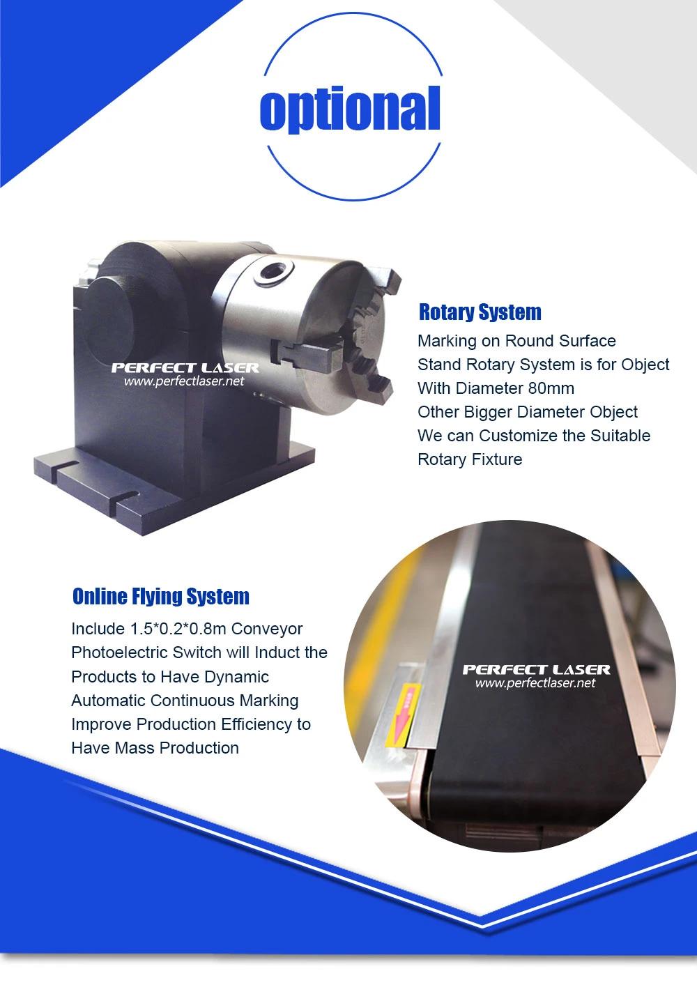 20W 30W 50W Numbers Laser Marking Machine for Carbon Steel