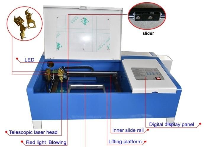 CO2 Laser Engraver Acrylic MDF Leather Laser Wood Cutting Machine