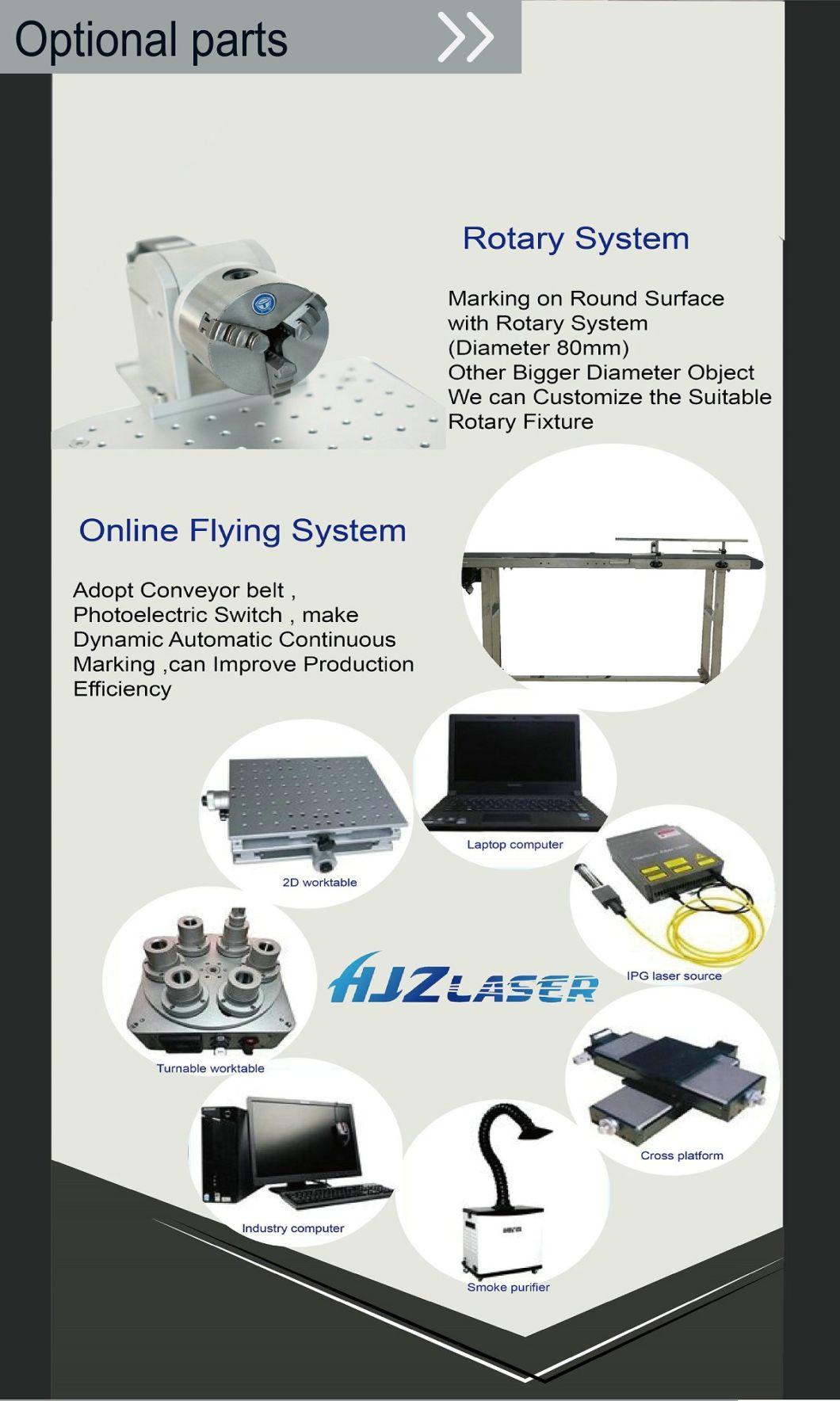 30W 60W Flying CO2 Laser Marking Machine for Pet Bottles Portable CO2 Wood Engraving Equipment