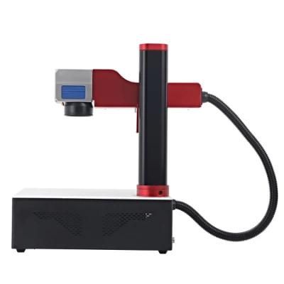 Desktop Mode Fiber Laser Marking Machine 20W for Logo Marking on Metal Plate