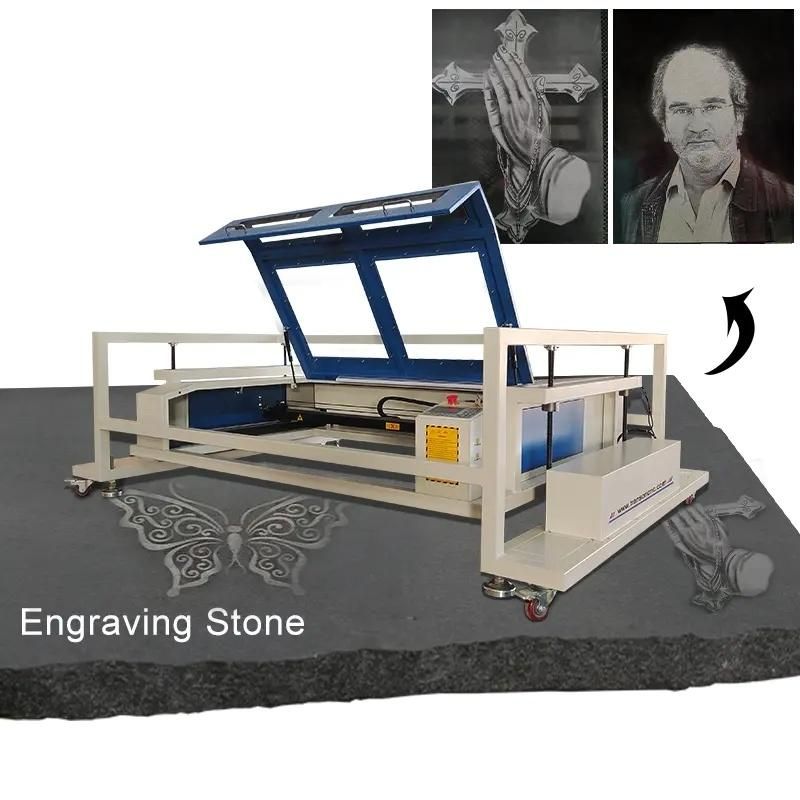 Motor Lifting up Down Table CO2 Laser Engraving Machine for Stone Marble Granite (CE Approved)