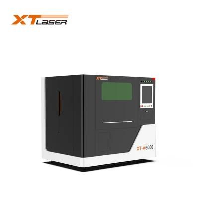 600X600mm 1500W Mini Sheet Metal Fiber Laser Cutting Machine Price