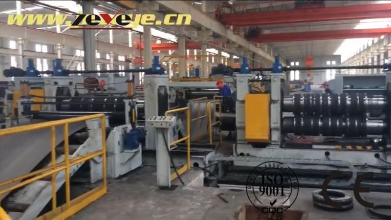 China Supplier Zeye SAE1006/A36/Ss400 Sheet Coil Laser Levelling Slitting Line