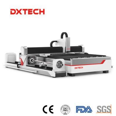 CNC Fiber Laser Cutter Equipment for Tube and Sheet Carbon Steel, Stainless Steel, Iron, Aluminum, Copper