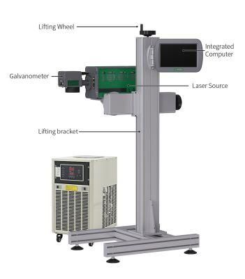 2022 New Lueb UV Flying Laser Marking Machine UV Raycus Laser Coding Machine