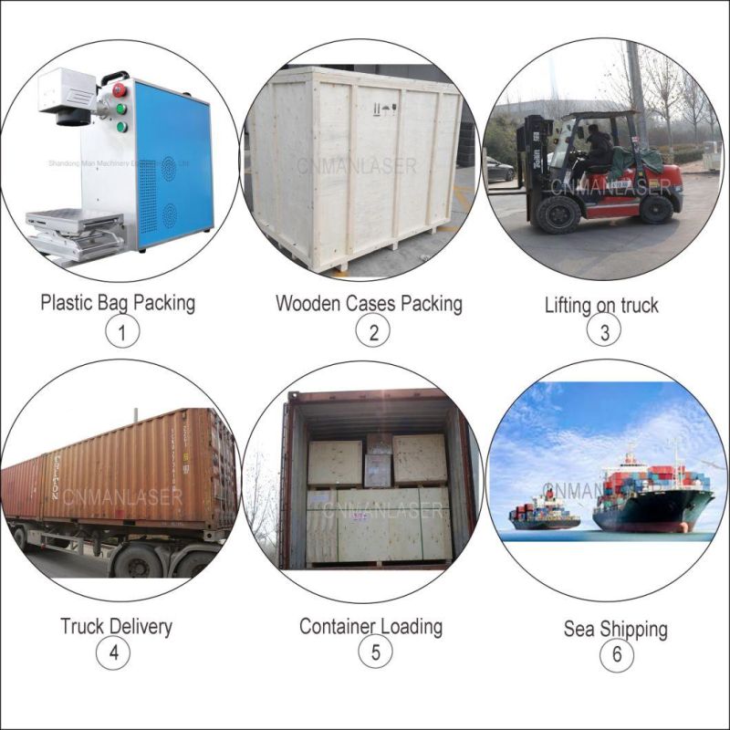 30W Portable Laser Marking Machine for Auto Parts and Tools