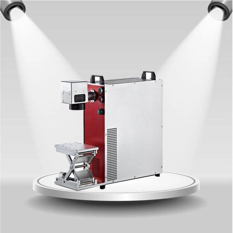 Portable Fiber Laser Marking Machine Marking Metal Products