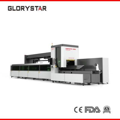 Monthly Deals 3 Chucks Square Pipe Fiber Laser Cutting Machine for Stainless Steel