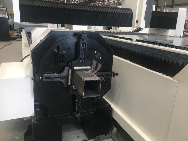 1000W 1500W 2000W 3000 Watts Metal Sheet Round Tube Square Pipe Rotary CNC Fiber Laser Cutting Machines
