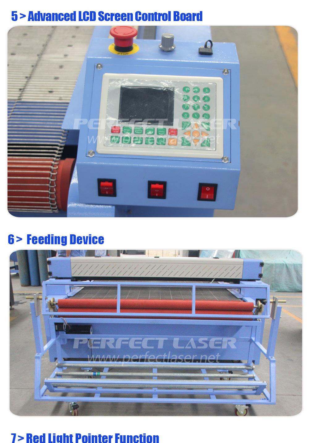 CE Certificated Industrial Auto Feeding Fabric Cloth Leather CNC CO2 Laser Cutter