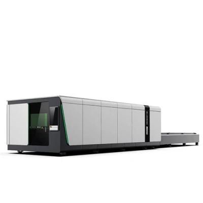 Enclosed CNC Fiber Laser Cutting Machine 2000W for 16mild Steel 4mm Copper Engraving