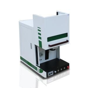 Fully Enclosed Laser Marking Machine White Custom Small Metal Lettering Portable Fiber Laser Marking Machine
