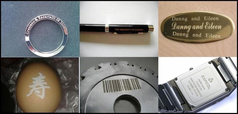 Fiber Laser Metal Marking Engraving Machine