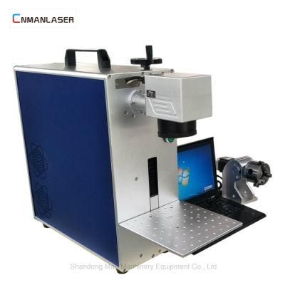 Jewelry Ring Metal Laser Marking Machine with Rotary Devices
