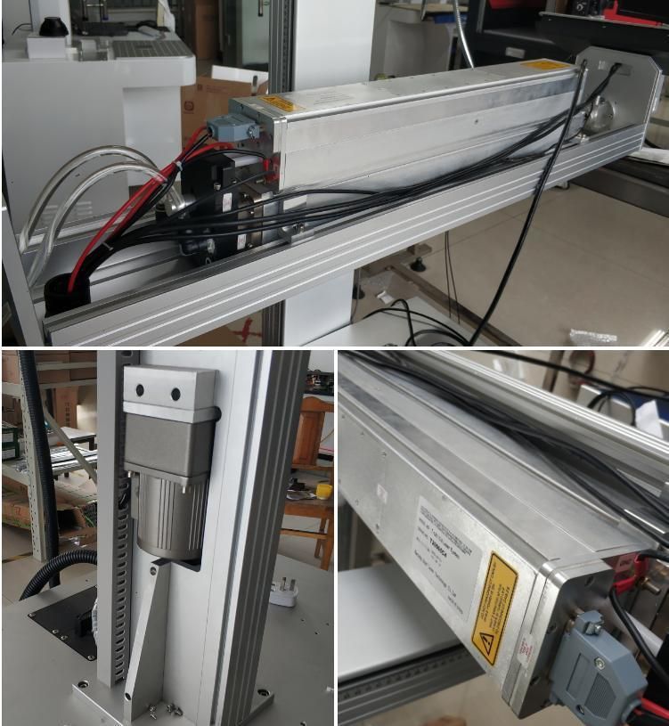 3D Metal Fiber Laser Marker on Curved Circular Surface Conic Surface Fiber Laser Engraving Machine
