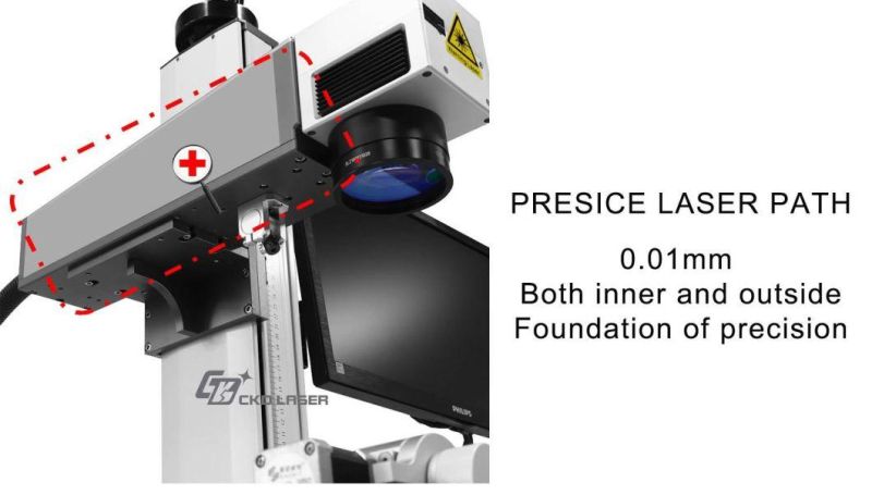 50W Raycus Fiber Laser Marking Machine with Computer