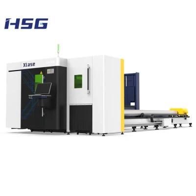 Metal Tube Cutting equipment 2000W 6000 Watt CNC and Plate Fiber Metal Tube Laser Cutting Machine