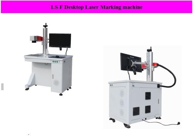 Lansen 30W 50W Desktop Fiber Laser Marking Machine with Disk