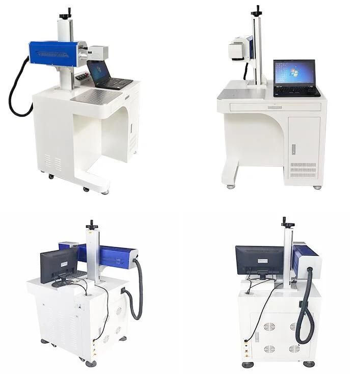 Automatic Logo CO2 Laser Marking Machine for Leather Wooden