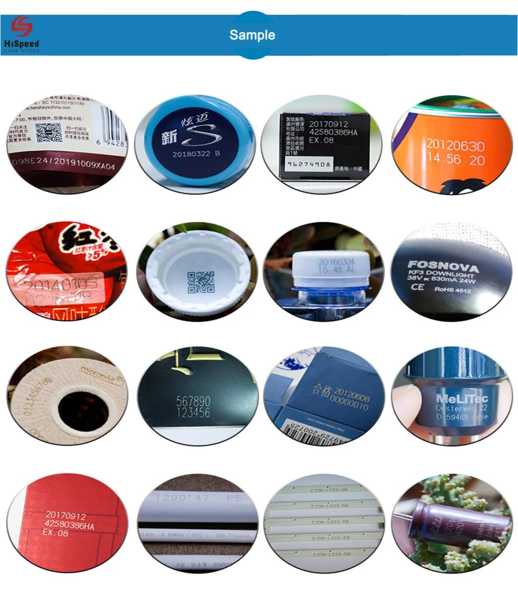 Fly Laser Marking for Medical Face Marking Good Price Flying QR Code Expiry Date Bottle Label Printing Machine