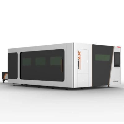 Metal Tube and Plate Fiber Laser Cutting Machine with Rotary Device