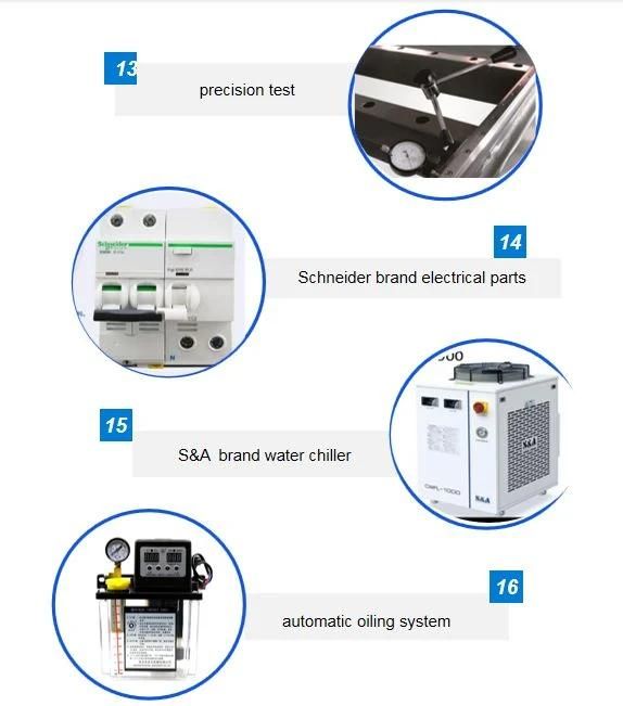 500W Fiber Laser Cutting Machine 1000W 2000W 4000W 6000W Laser Fiber Cutter for Iron Stainless Steel Carbon Steel Metal Sheet