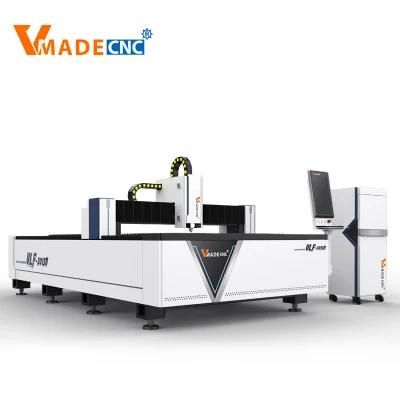 Fiber Laser 1000W Iron Carbon Stainless Steel Sheet Metal CNC Cutting Machine