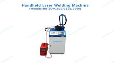1500W Handheld Fiber Laser Welding Machine for Aluminum Copper Stainless Steel Carbon Steel with Feeding Wires
