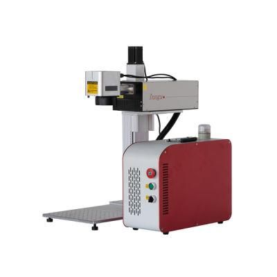 Portable 3W 5W 10W Fiber UV Laser Marking Engraving Machine Engraver Marker for Glass Silicone Crystal ABS PCB Ceramic Plastic