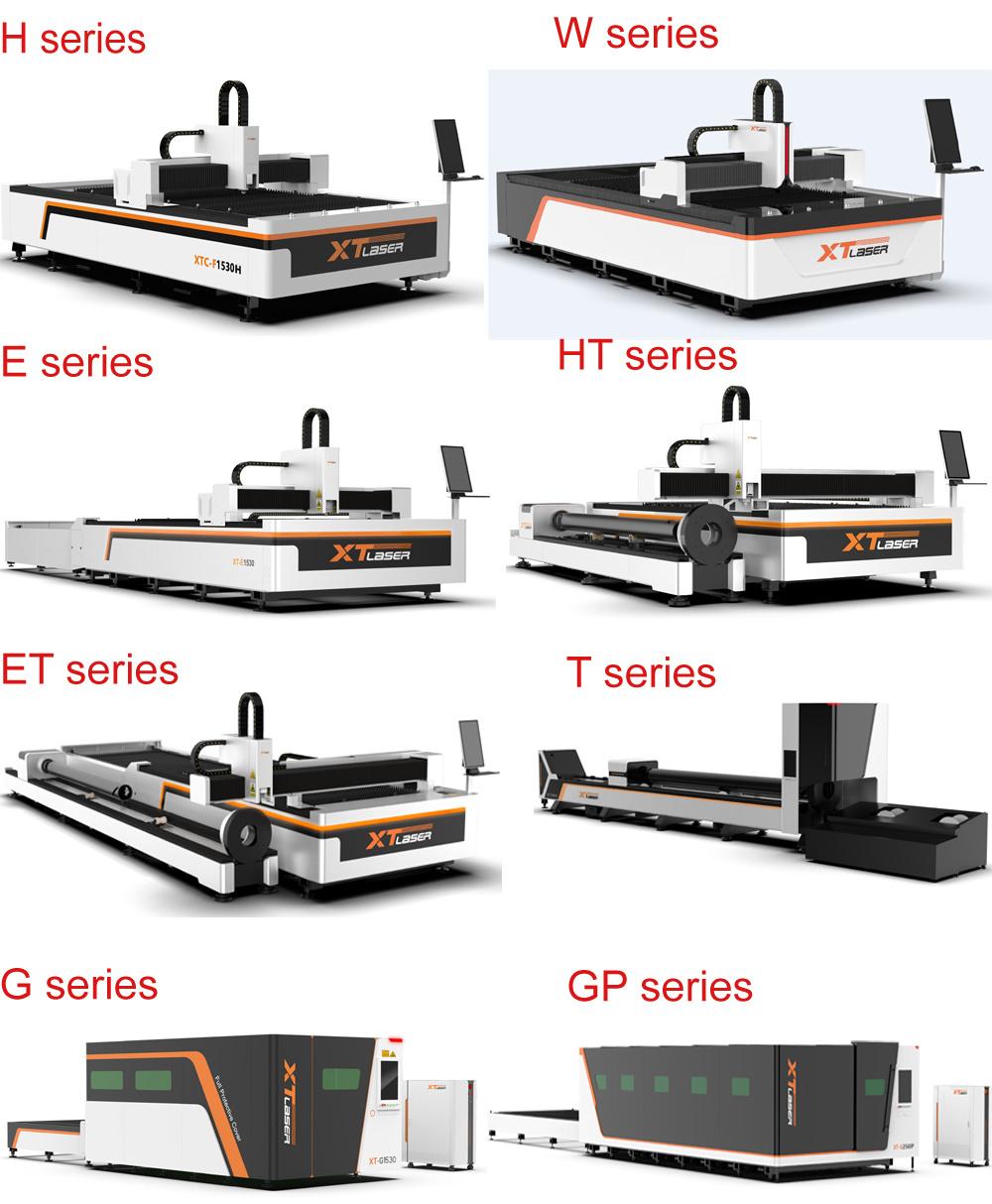 Cheap Price 4020 6020 2000W 6kw CNC Aluminum Sheet Steel Metal Tube Pipe Plate Optical Fiber Laser Cutting Machine