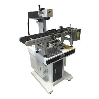 Mini Desktype Pen Conveyor Belt Automatic Feeding and Marking Machine with CE ISO