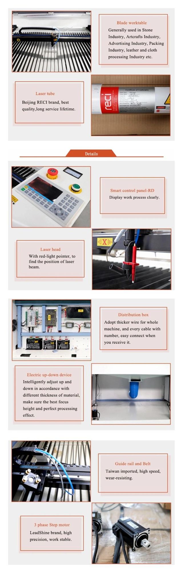 6090 100W CO2 Laser Engraving Cutting Machine