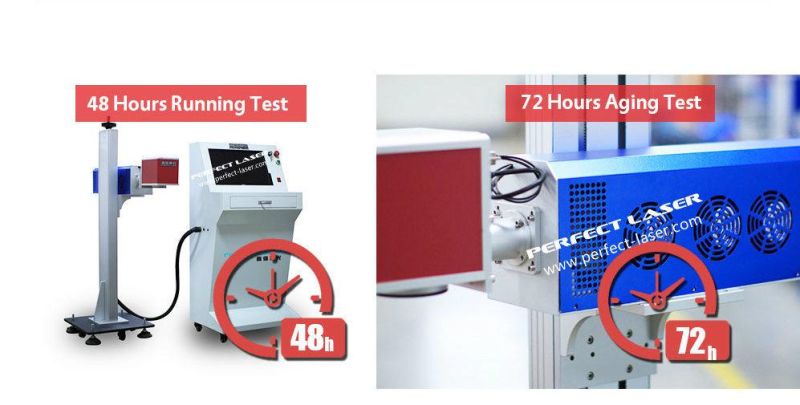 Free Shipping Online Flying Laser Marking Machine Pedb-C150 with Ce
