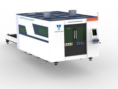 1000W-6000W Full Cover 3015 Fiber Laser Metal Sheet Cutting Machine with Exchange Table