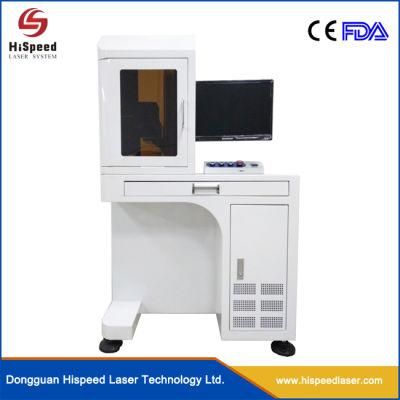 High Speed Low Cost China Laser Marking Systems for Metal Parts and Auto Parts Marking with Safety Cover