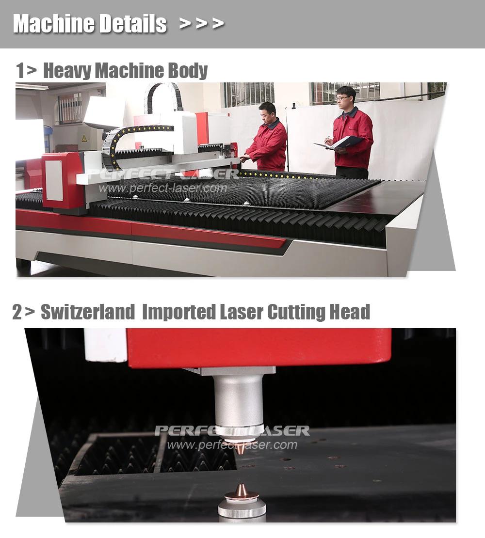 Hot Sale 1000W 2kw 3kw 4kw 6kw Steel Metal Cutting Fiber Laser Cutting Machine for Stainless Steel /Copper /Aluminum Sheet