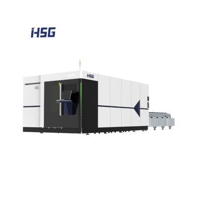 15000W Super Power Metal Sheet Fiber Laser Cutting Machine Form Hsg Sale