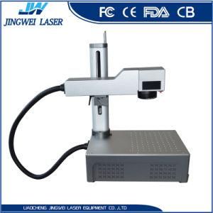 20W 30W Fiber Laser Marking Machine with The Axis of Rotation