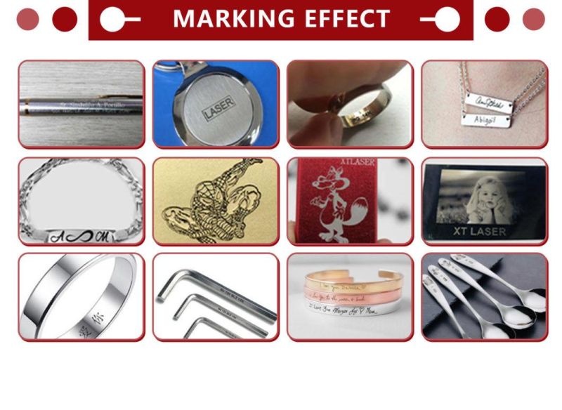 Metal Fiber Laser Marking Machine Ring Maker Fase Engraving Laser Machine with Factory Price Wholesale Price